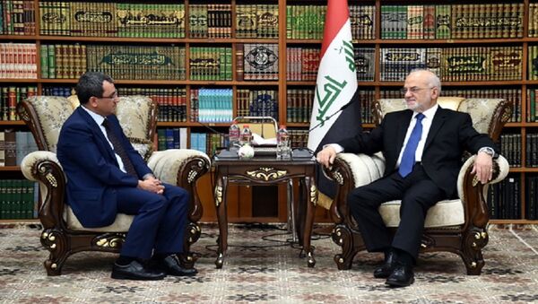 وزير الخارجية العراقي إبراهيم الجعفري مع وكيل وزير الخارجية التركية - سبوتنيك عربي