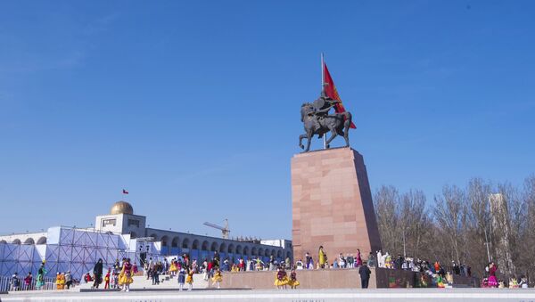 الاحتفال بعيد النوروز في بشكيك، قيرغيزستان 21 مارس/ آذار 2018 - سبوتنيك عربي