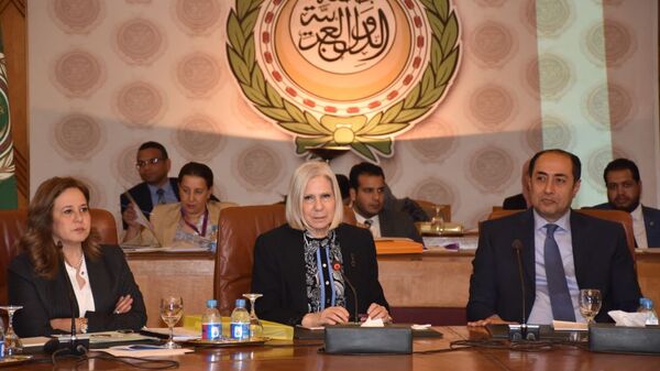 السفيرة هيفاء أبو غزالة الأمين العام المساعد، رئيس بعثة الجامعة العربية لمراقبة الانتخابات الرئاسية - سبوتنيك عربي