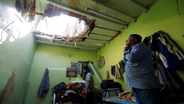 منزل المواطن المصري الذي استهدفه صاروخ الحوثي في السعودية - سبوتنيك عربي