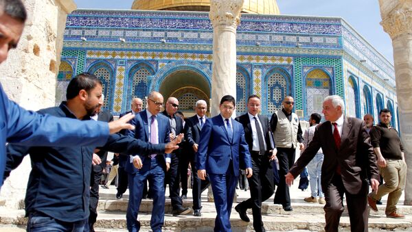 وزير خارجية المغرب في جولة في المسجد الأقصى - سبوتنيك عربي
