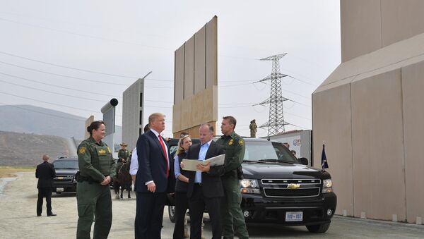 الجدار الحدودي الفاصل بين المكسيك وأمريكا - سبوتنيك عربي