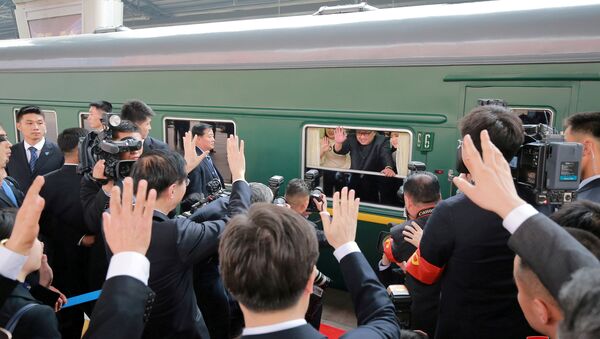 قطار الزعيم الكوري الشمالي - سبوتنيك عربي