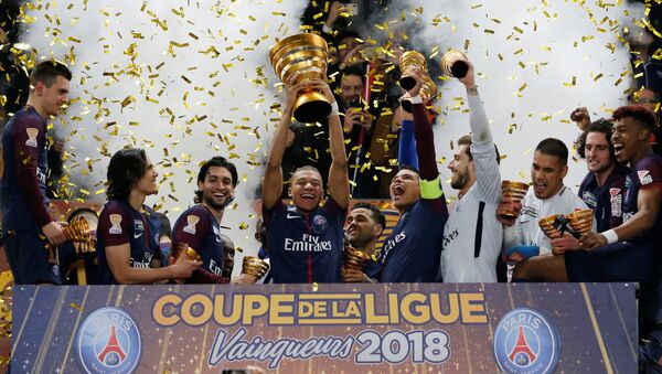 فوز فريق باريس سان جيرمان بلقب كأس الرابطة الفرنسية، للمرة الثامنة في تاريخه - سبوتنيك عربي