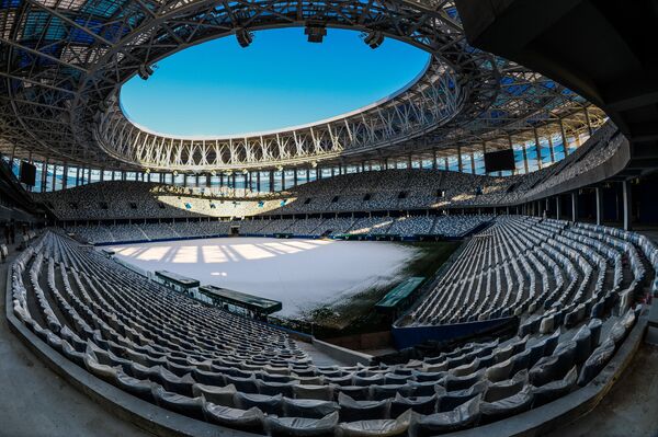ملعب نيجني نوفغورود، أحد الملاعب المستضيفة لبطولة كأس العالم 2018 في روسيا - سبوتنيك عربي