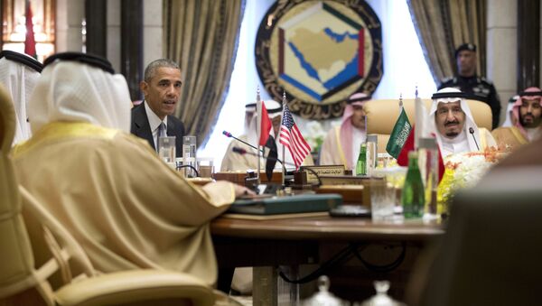 باراك أوباما مع الملك سلمان مع محمد بن سلمان - سبوتنيك عربي
