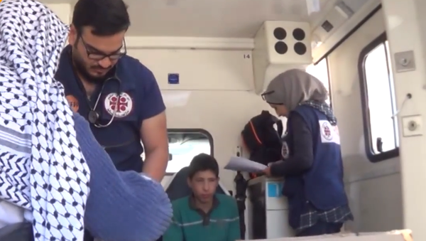 الدولة السورية تُأمّن مستلزمات المدنيين الطبية في مناطق الغوطة - سبوتنيك عربي