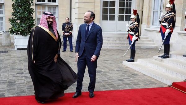 محمد بن سلمان مع رئيس الوزراء الفرنسي - سبوتنيك عربي