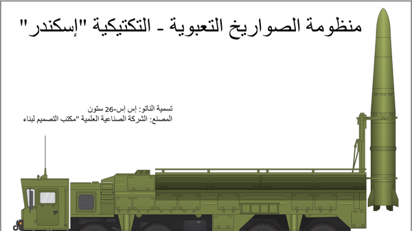 منظومة إسكندر الصاروخية - سبوتنيك عربي