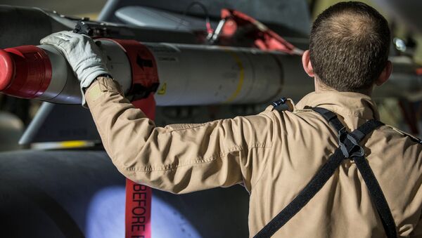التحالف الثلاثي - الطيران العسكري البريطاني يستعد للضربة الجوية ضد سوريا، قبرص، 13 أبريل/ نيسان 2018 - سبوتنيك عربي