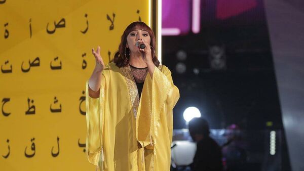 سهى المصري خلال مشاركها في برنامج المسابقات الغنائية ذا فويس - سبوتنيك عربي