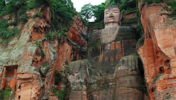 تمثال بوذا في ليشان في الصين - سبوتنيك عربي