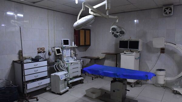 غرفة عمليات في مستشفى تحت الأرض في دوما - سبوتنيك عربي
