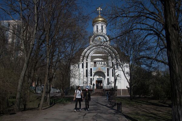 كنيسة الشفاعة بوكروفسكايا في روستوف على نهر الدون - سبوتنيك عربي