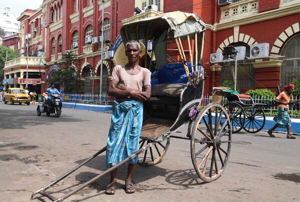 محمد أشقر (65 عاما) - سائق عربة من كلكتا، الهند 21 أبريل/ نيسان 2018 - سبوتنيك عربي