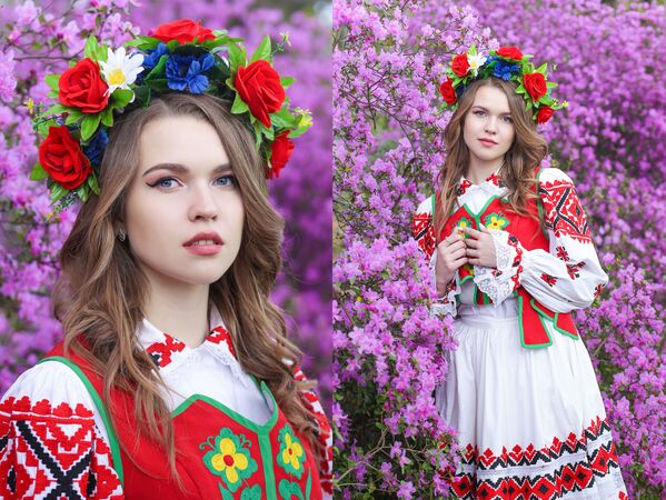 المشاركات في مسابقة جمال ملكة ربيع بيلاروسيا - فيرونيكا آداموفيتش - سبوتنيك عربي