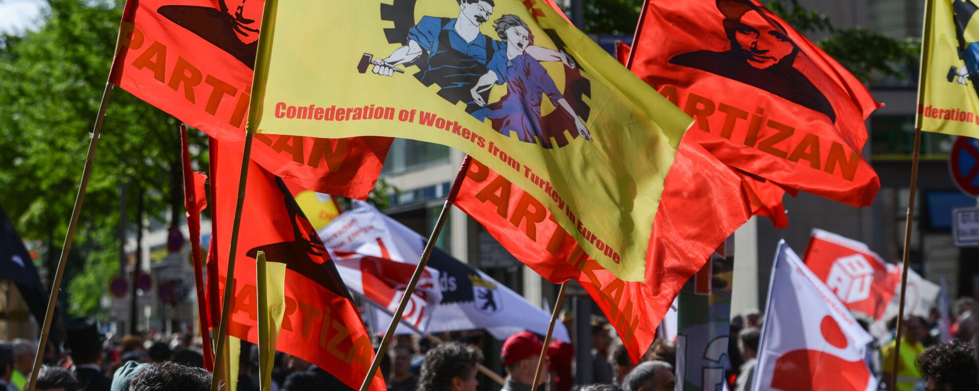 المشاركون في مظاهرة يوم عيد العمال (1 مايو) في برلين، ألمانيا - سبوتنيك عربي, 1920, 28.10.2022