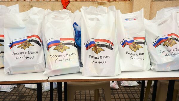 مساعدات إنسانية روسية في للسوريين - سبوتنيك عربي
