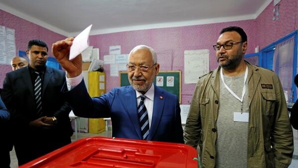 راشد الغنوشي - انتخابات تونس - سبوتنيك عربي