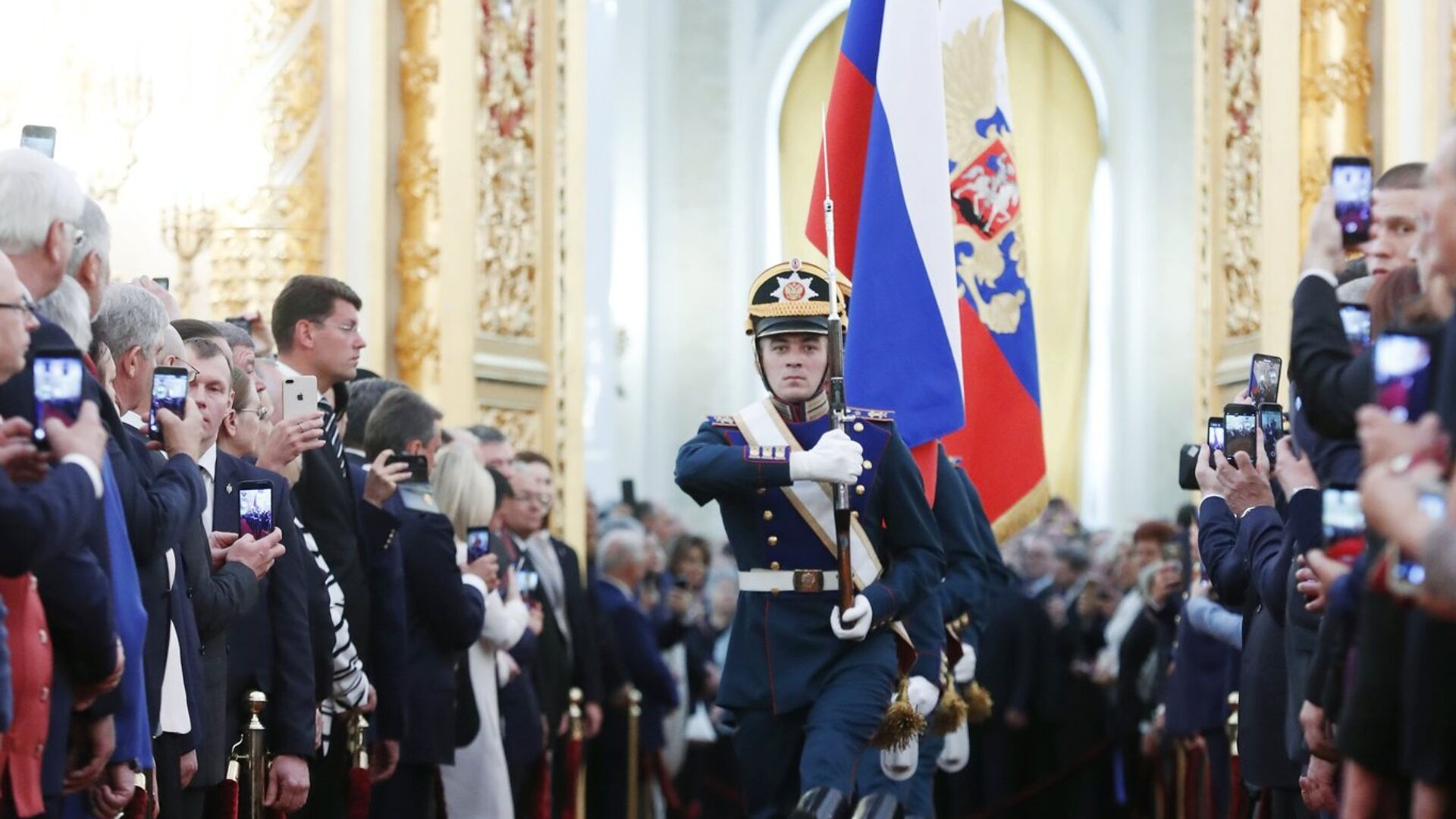 مراسم تنصيب فلاديمير بوتين رئيسا لروسيا، الكرملين، موسكو، روسيا 7 مايو/ أيار 2018 - سبوتنيك عربي, 1920, 06.03.2022