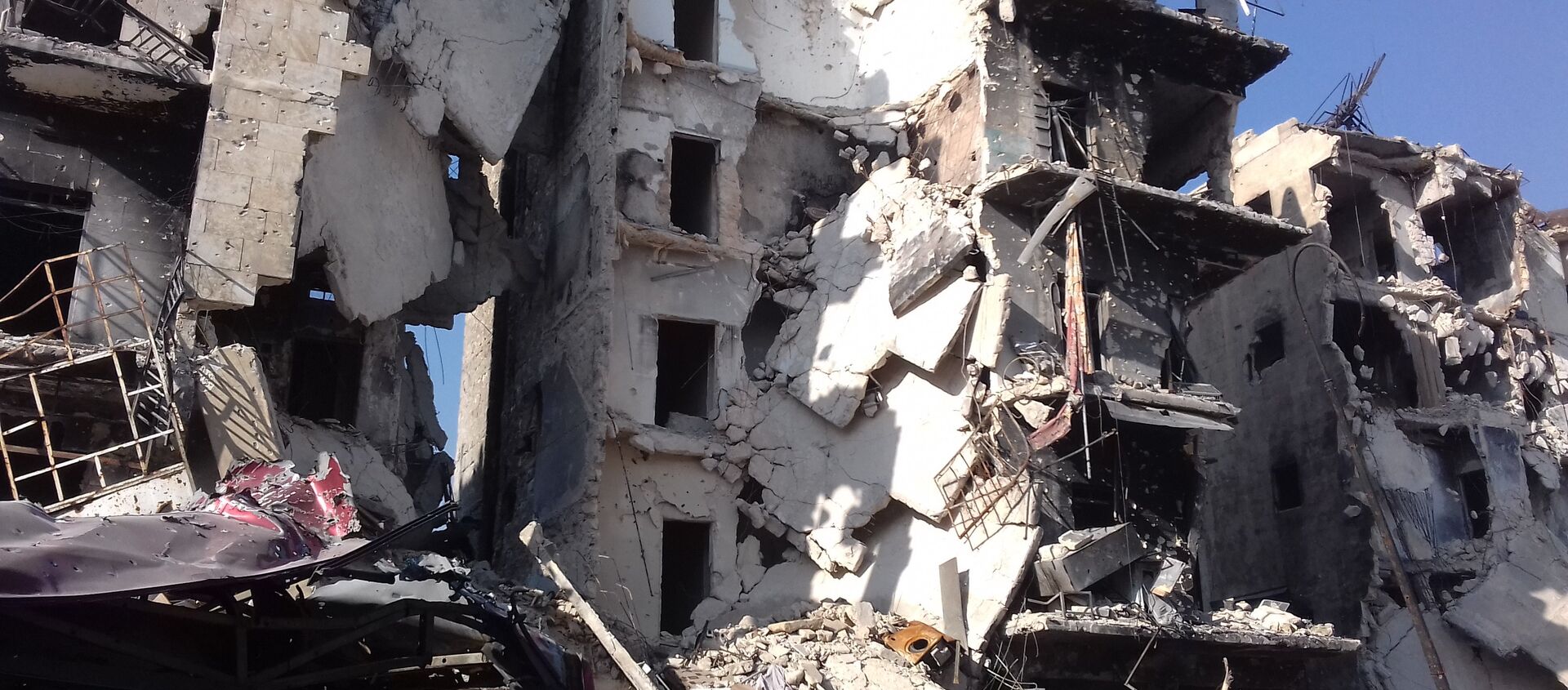 انفجار عبوة ناسفة من مخلفات المجموعات المسلحة شرقي حلب - سبوتنيك عربي, 1920, 13.02.2021