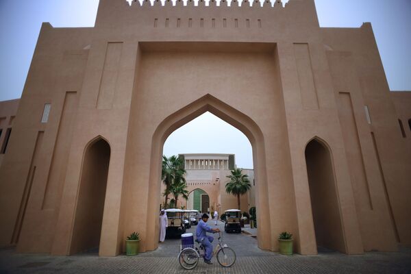 مدخل إلى حي كتارا (Katara) الثقافي والتراثي في الدوحة - سبوتنيك عربي