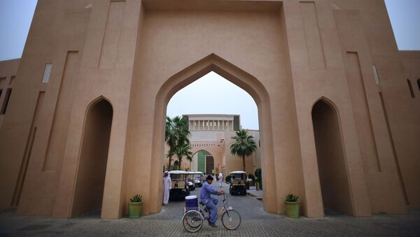 مدخل إلى حي كتارا (Katara) الثقافي والتراثي في الدوحة - سبوتنيك عربي