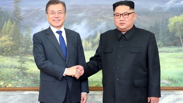 زعيمي كوريا الجنوبية وكوريا الشمالية - سبوتنيك عربي