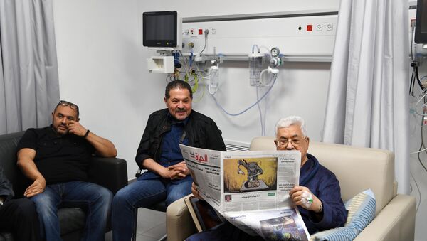 الرئيس الفلسطيني محمود عباس في المستشفى - سبوتنيك عربي