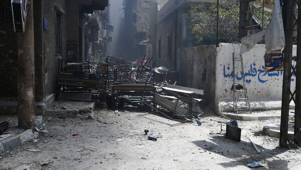 تحرير مخيم اليرموك في دمشق - سبوتنيك عربي