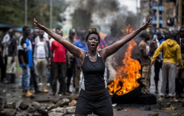 اضطراب ما بعد الانتخابات في كينيا، للمصور لويس تاتو من إسبانيا - سبوتنيك عربي