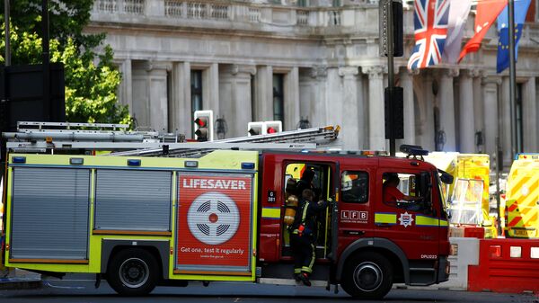 حريق بفندق مندرين أورينتال وسط العاصمة لندن - سبوتنيك عربي