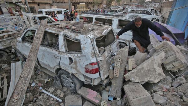 تداعيات انفجار بغداد، العراق 7 يونيو/ حزيران 2018 - سبوتنيك عربي
