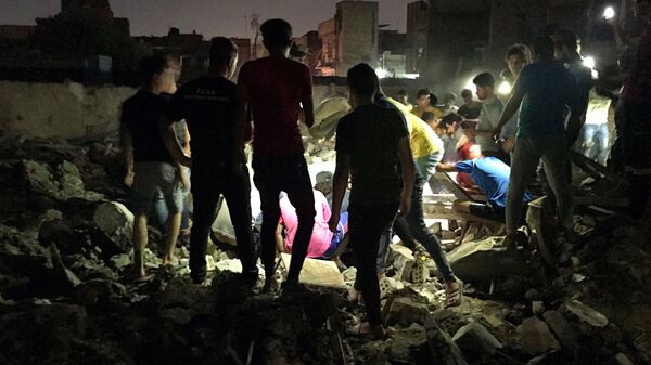 تداعيات انفجار بغداد، العراق 6 يونيو/ حزيران 2018 - سبوتنيك عربي