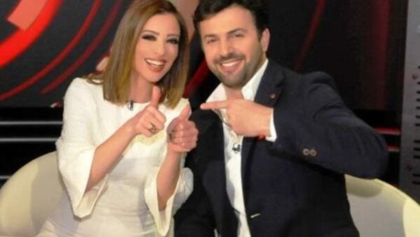 الممثل السوري تيم حسين وزوجته الإعلامية المصرية وفاء الكيلاني - سبوتنيك عربي