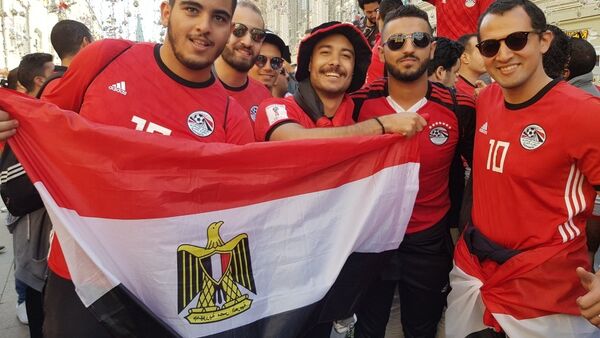 مشجعون من مصر في موسكو، كأس العالم 2018، روسيا - سبوتنيك عربي