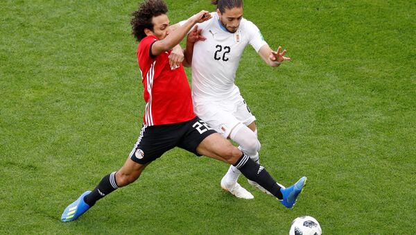 منتخب مصر وأوروغواي - كأس العالم روسيا 2018 - سبوتنيك عربي