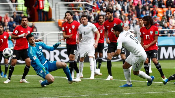 مباراة مصر وأوروغواي - سبوتنيك عربي