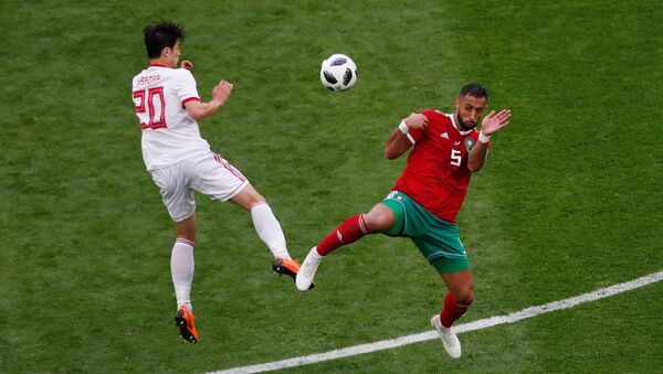 مباراة المغرب وإيران - سبوتنيك عربي