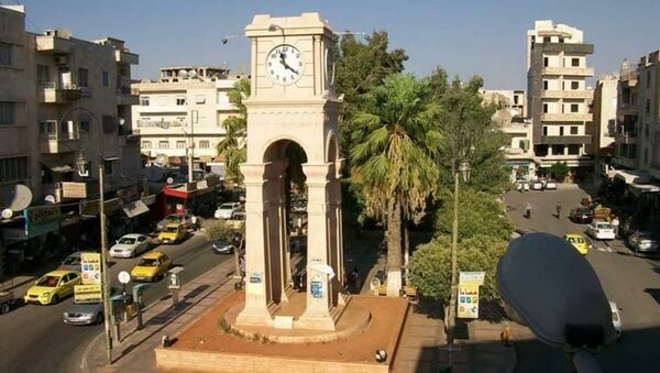 مدينة إدلب السورية سنة 2013 وذلك قبل احتلالها من قبل تنظيم القاعدة الإرهابي - سبوتنيك عربي