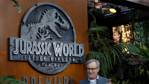 المخرج الأمريكي ستيفن سبيلبرغ في العرض الخاص لفيلم Jurassic World: Fallen Kingdom، 12 يونيو/حزيران 2018 - سبوتنيك عربي