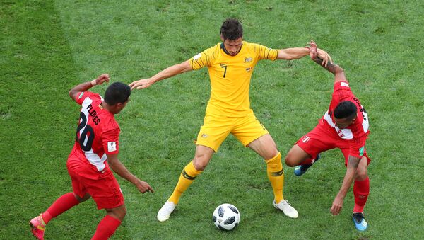 مباراة أستراليا وبيرو فى كأس العالم 2018 - سبوتنيك عربي