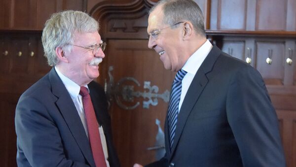لقاء وزير الخارجية الروسي سيرغي لافروف وجون بولتون - سبوتنيك عربي