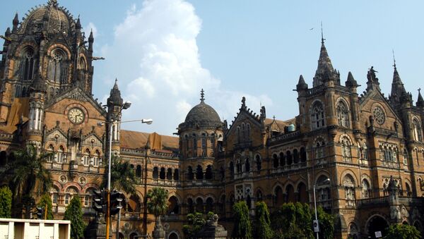 محطة سكة حديد - نموذج للهندسة المعمارية القوطية في مومباي، الهند - سبوتنيك عربي
