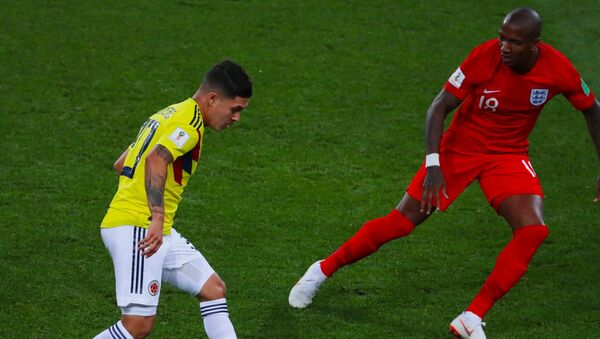 منتخب انجلترا وكولومبيا في مبارة دور ال 16 - سبوتنيك عربي