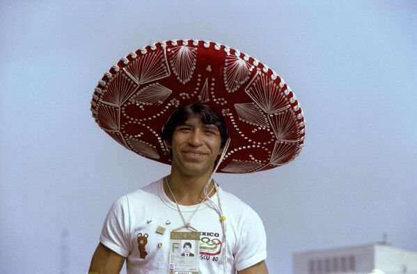 رياضي مكسيكي خلال دورة الألعاب الأولمبية الـ 22، (19 يوليو - 3 أغسطس) 1980 - سبوتنيك عربي