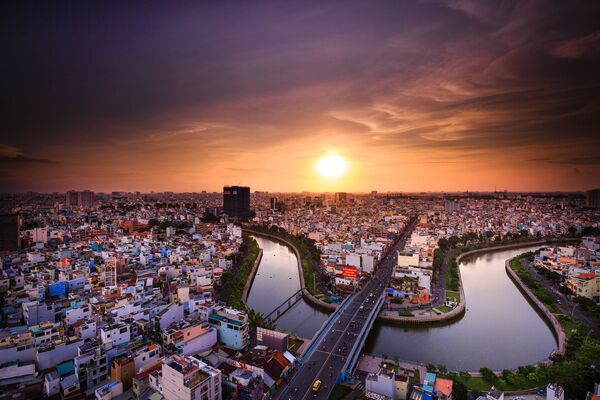 مشهد يطل على مدينة هو تشي منه، فيتنام - سبوتنيك عربي