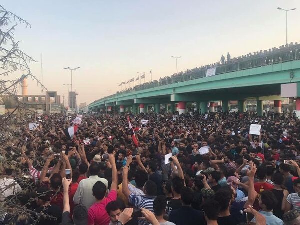 مظاهرات العراق مظاهرات العراق - سبوتنيك عربي