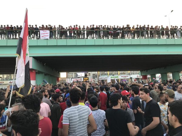 مظاهرات العراق مظاهرات العراق - سبوتنيك عربي