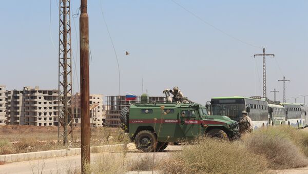 الشرطة الروسية ترعى اتفاق خروج المسلحين من درعا إلى الشمال السوري - سبوتنيك عربي